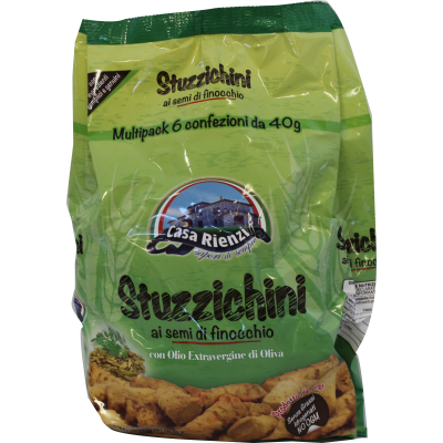 Stuzzichini ai Semi di Finocchio Multipack Casa Rienzi - 240 g
