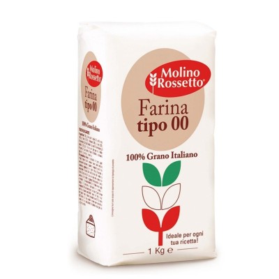 Farina di Grano Tenero tipo "00" Molino Rossetto - 1 Kg