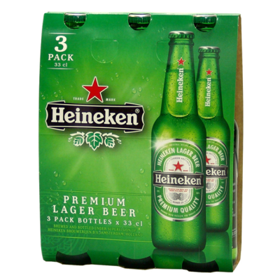 Birra Heineken - confezione 3 da 330 ml