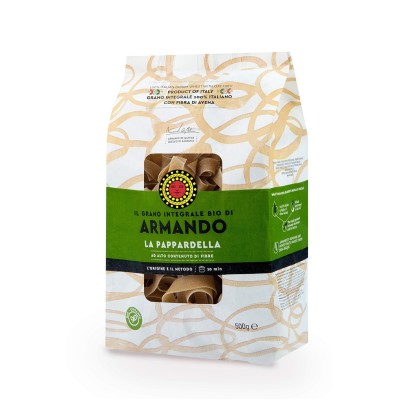 Pasta  La Pappardella Integrale Bio  Armando - confezione da 500 g