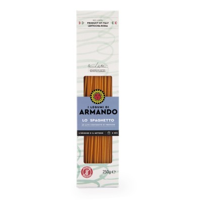 Pasta  Lo Spaghetto Lenticchia Rossa  Armando - confezione da 250 g