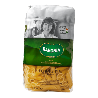Pasta  Penne Ziti  Baronia - confezione da 500 g
