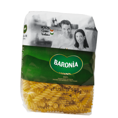 Pasta  Fusilli Baronia - confezione da 500 g