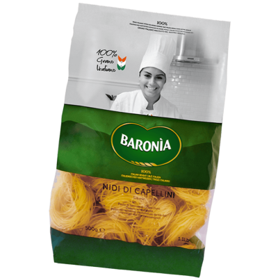Pasta  Nidi di Capellini Baronia - confezione da 500 g