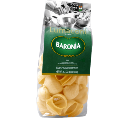 Pasta  Lumaconi Baronia - confezione da 500 g