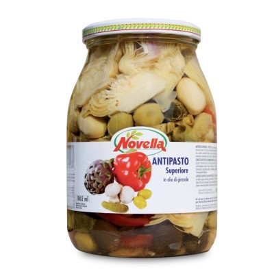 Antipasto Superiore in Olio di Girasole Novella - 970 g