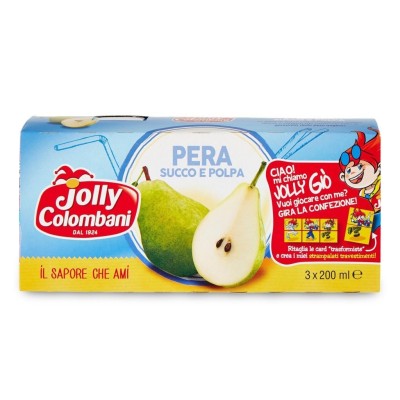Succo  Pera  Jolly Colombani - 3 x 200 ml