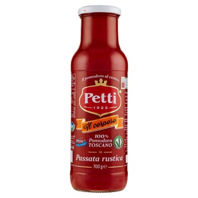 Passata di Pomodoro Rustica 100% Toscano Il Corposo Petti - 700 g
