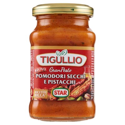 Granpesto Tigullio Pomodori Secchi e Pistacchi Star - confezione da  190 g