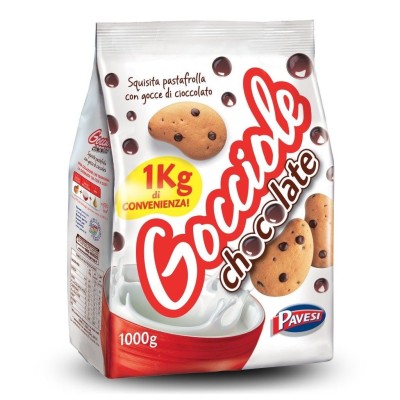 Biscotti Gocciole Cioccolato Pavesi - 1000 g