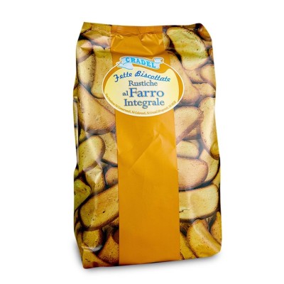 Fette Biscottate Rustiche al Farro Integrale Cradel - 350 g