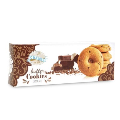 Biscotti Butter Cookies al Cioccolato Cradel - 100 g