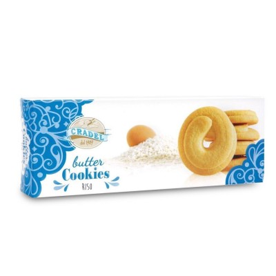 Biscotti Butter Cookies al Riso Cradel - 100 g