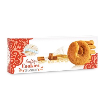 Biscotti Butter Cookies al Caramelized Cradel - 100 g