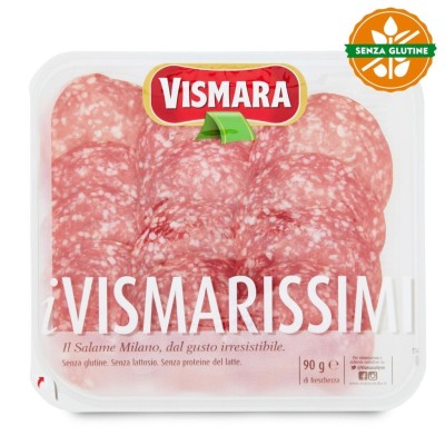 Salame Affettato Milano Senza Glutine Vismara - 90 g