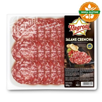 Salame Affettato Cremona IGP Senza Glutine Negroni - 100 g