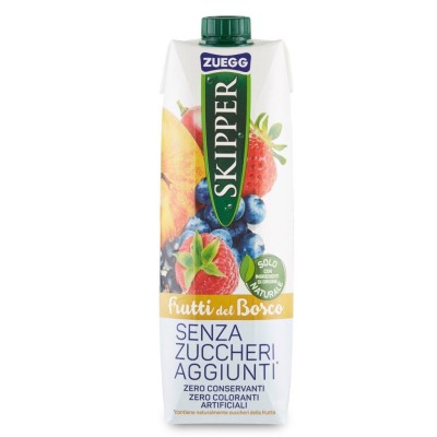 Succo  Frutti di Bosco Senza Zucchero  Skipper  Zuegg - 1000 ml
