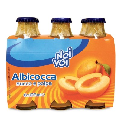 Succo e Polpa di Albicocca Noi&Voi - 6 X 125 ml