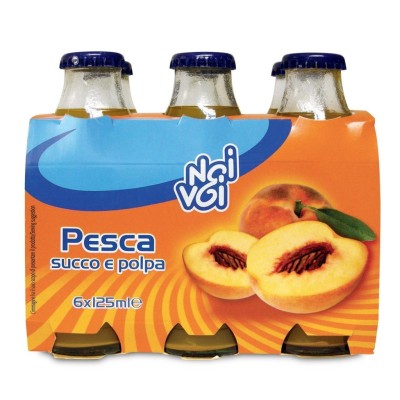 Succo e Polpa di Pesca Noi&Voi - 6 X 125 ml