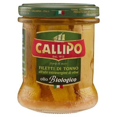 Filetti di Tonno in Olio Extravergine di Oliva Bio Callipo - 170 g