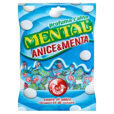 Caramelle Dure Anice e Menta Mental - 150 g