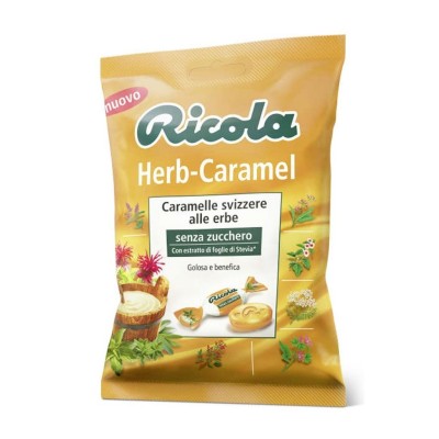 Caramelle Herb-Caramel Senza Zucchero in busta Ricola - 70 g