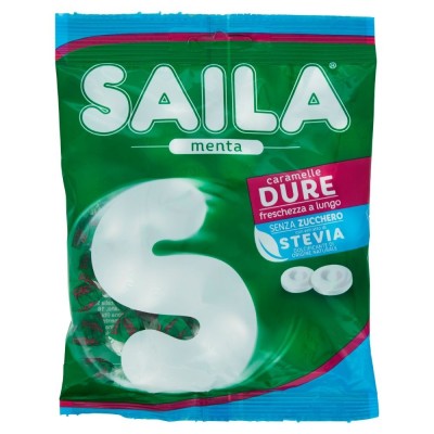 Caramelle Dure Menta Senza Zucchero Saila - 75 g