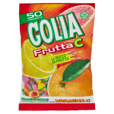 Caramelle Ripiene Frutta C Senza Glutine Senza Zucchero Golia - 130 g