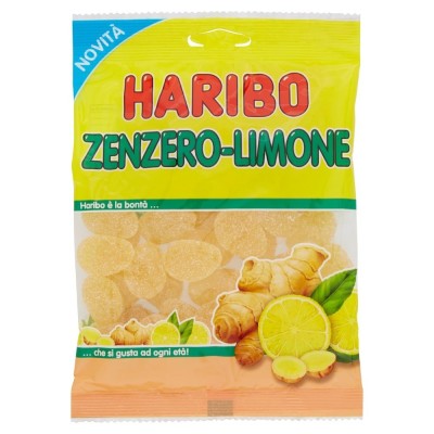 Caramelle Gommose Zenzero Limone Haribo - 175 g