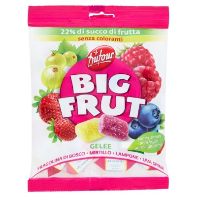Caramelle Morbide Big Fruit Gelee Senza Glutine Dufour - 180 g