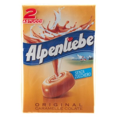 Caramelle Dure Original Senza Zucchero Alpenliebe - 2 x 49 g