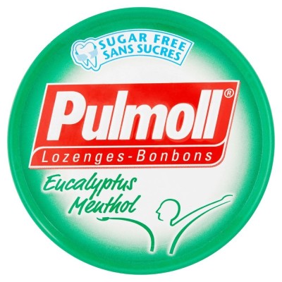 Caramelle Dure Eucalyptus Menthol Senza Zucchero Pulmoll - 45 g