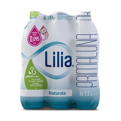 Acqua Naturale  Lilia - 6 Bottiglie da  1,5 LT