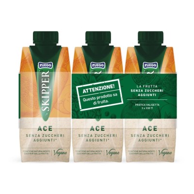 Succo  Arancia Ace  Skipper  Zuegg - 3 x 330 ml