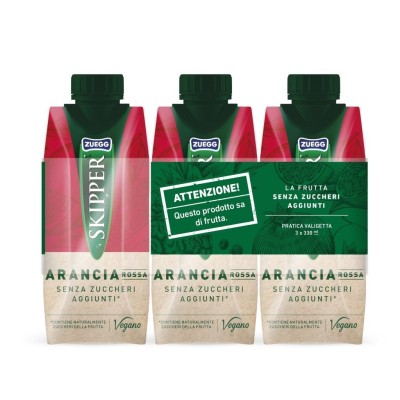 Succo  Arancia Rossa  Skipper  Zuegg - 3 x 200 ml
