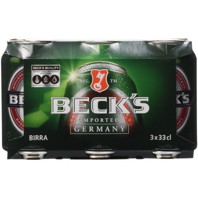 Birra  Beck's  Lattina - 3 x 33 cl
