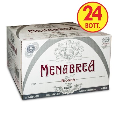 Birra Bionda Menabrea - 33 x 24 cl