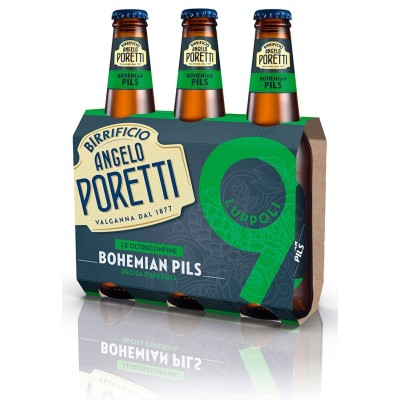 Birra  Poretti  4 Luppoli - 3 x 33 cl