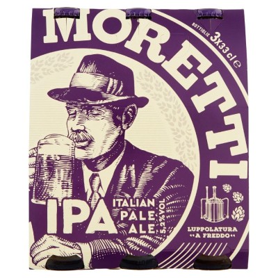 Birra Moretti  La Rossa - 3 x 33 cl