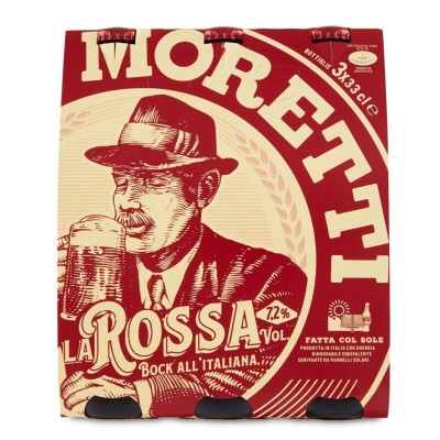 Birra Moretti  La Rossa - 3 x 33 cl