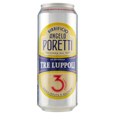 Birra  3 Luppoli Lattina Angelo Poretti - 50 cl