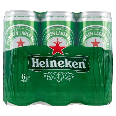 Birra in Lattina Heineken - confezione da 6 x 330 ml