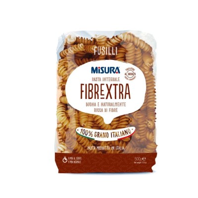 Pasta Integrale Fusilli Misura - confezione da 500 g