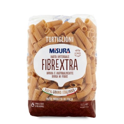 Pasta Integrale Tortiglioni Misura - confezione da 500 g