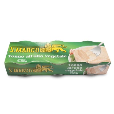 Tonno in Olio di Semi S.Marco - 3 x 80 g
