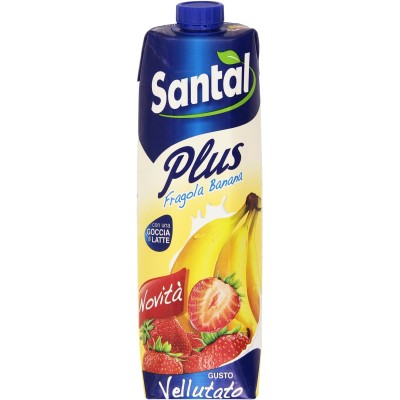 Succo  Plus Fragola  Banana  Santal - 1000 ml