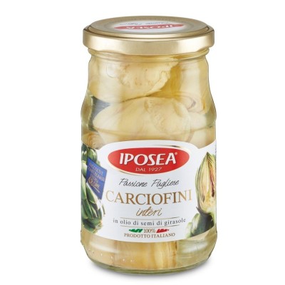 Carciofini Interi Medi Sottolio Iposea - 290 g