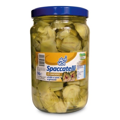 Carciofi Spaccatelli in Olio di Semi di Girasole Noi&Voi - 1540 g