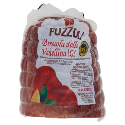 Bresaola della Valtellina IGP a Trancio Pozzoli - 650 g