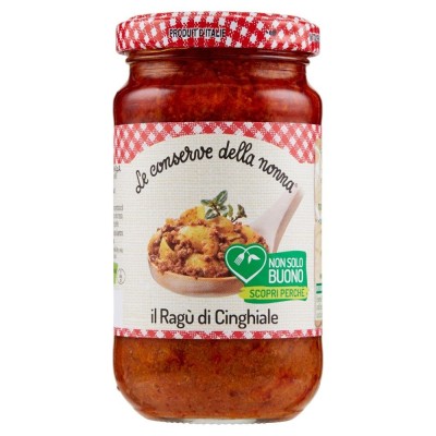 Ragù di Cinghiale Le Conserve della Nonna - confezione  da 190 g